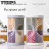 Food Storage Box Compartmentalized Mixed Grain Storage Jar Bean Storage Box Kitchen Storage Jar Grain Moisture-proof Sealing Jar
