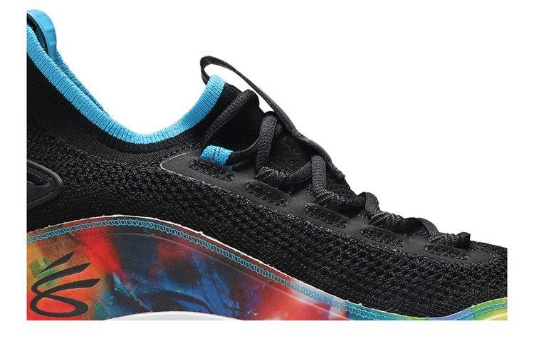 Мужские кроссовки Under Armour Curry 8 Tie Dye Черный Черный/Белый-Белый