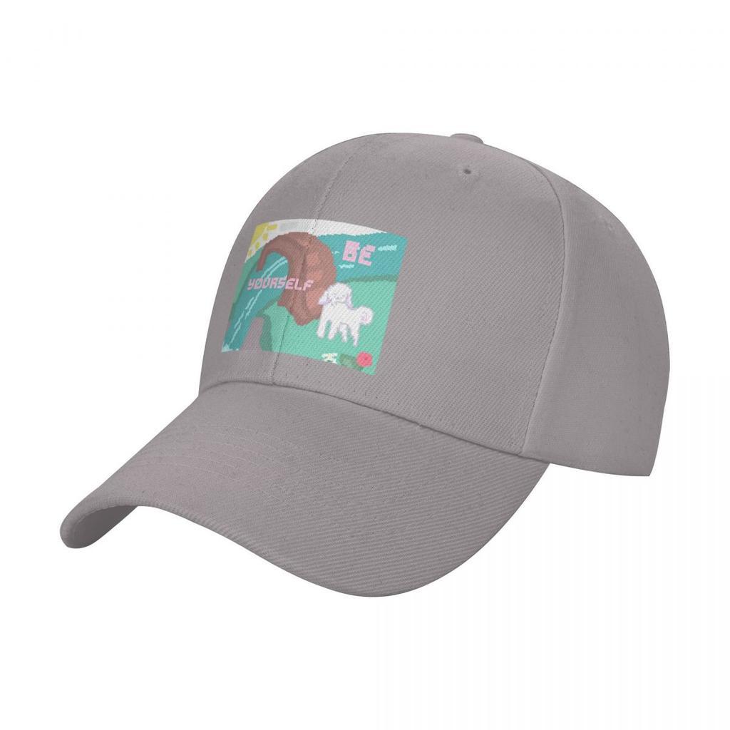 Motivational cute pixel art Baseball Cap Unique hats Anime western Hat Women Caps Men's