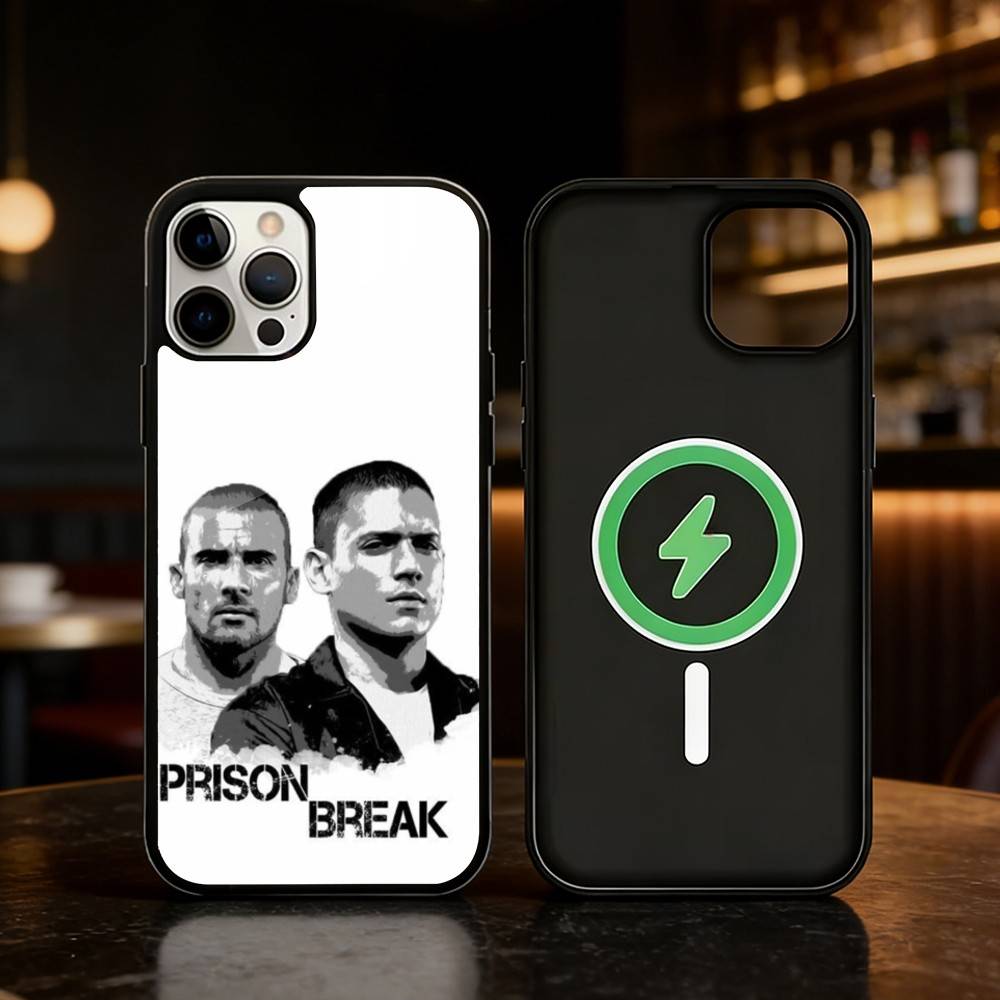 Чехол для телефона P-Prison Break для iPhone 17,16,15,14,13,12,Plus,Pro,Max Для магнитной беспроводной зарядки