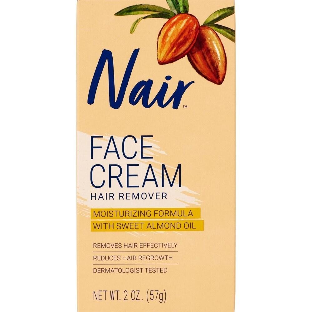 Крем для депиляции Nair (Верхняя губа, Подбородок, Лицо) - Мягко отшелушивает кожу 60 мл
