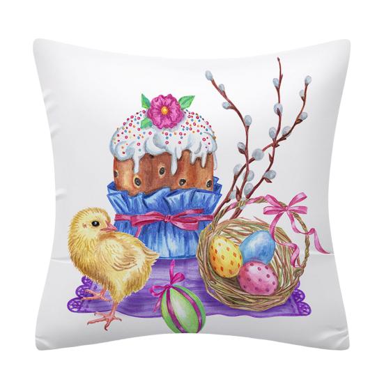 Наволочка пылезащитная потайная молния декоративная Счастливая Пасха Весенняя наволочка домашний декор ежедневное использование