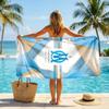 Olympique Lyonnais FC print Quick Dry Beach Towel Microfiber Absorbent Portable Travel Swimming Towel