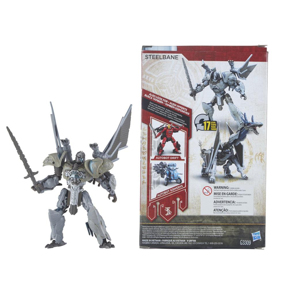 Трансформеры Фильм 5 Последний рыцарь Делюкс Класс Премьер Издание Steelbane TF 2017 ТРАНСФОРМЕРЫ ПОСЛЕДНИЙ РЫЦАРЬ Делюкс Класс ПРЕМЬЕР ИЗДАНИЕ