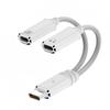 2 in 1 Design Type C Splitter Audio Cable 2 in 1 USB Type C Audio Cable  Headphone Use