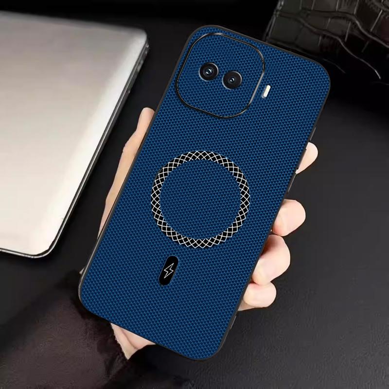 Biruiqu IQOO 15R Новый Ультратонкий Магнитный Кожаный Ударопоглощающий Защитный Чехол для Телефона