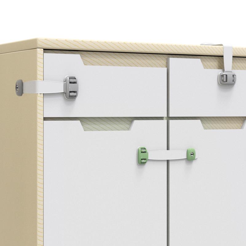 Child Baby Safety ABS Child Lock Infant Security Door Stopper Castle Drawer Cabinet Toilet Refrigerator Safety Lock