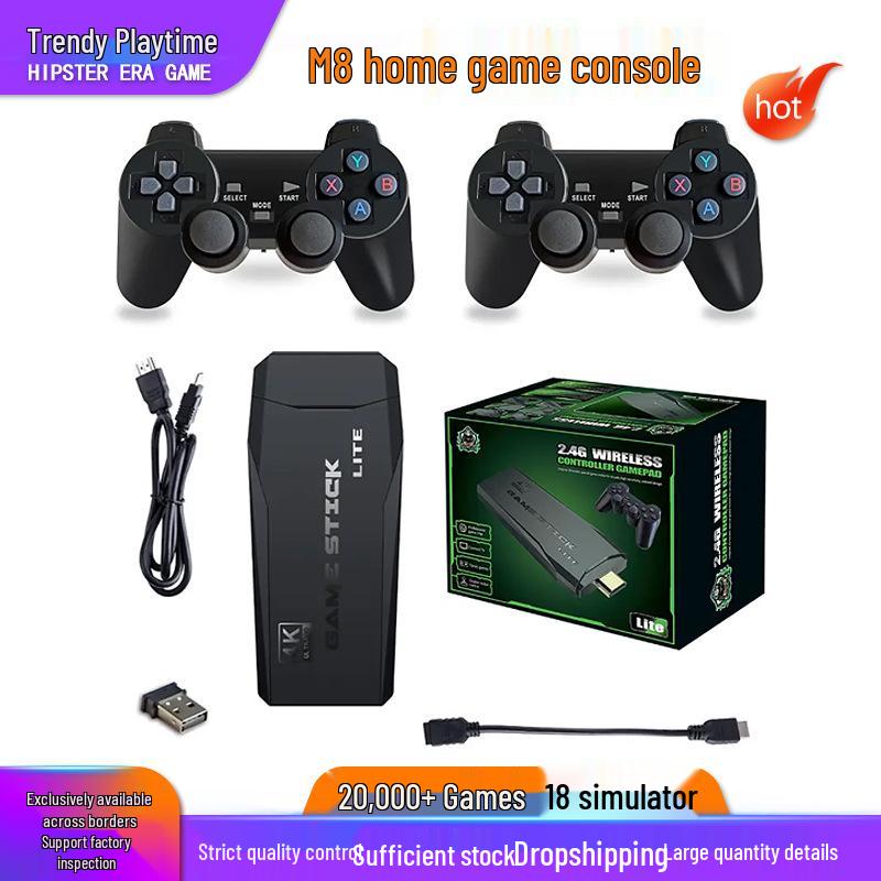 Wireless Retro Arcade Console with Dual Controllers