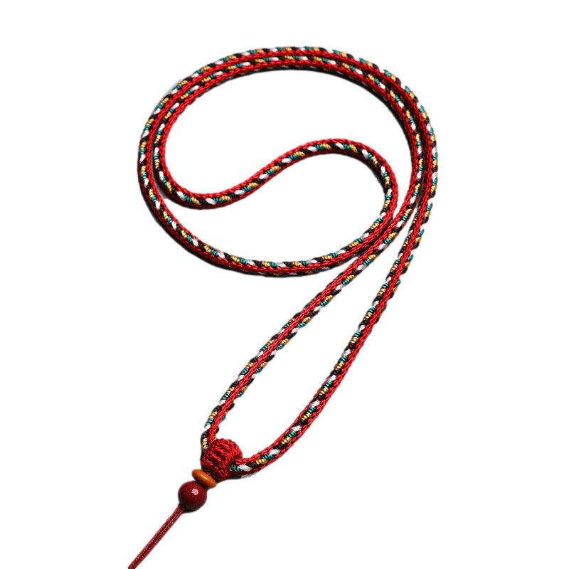 Год Дракона Пятиэлементный Плетеный Подвесной Шнурок для Ожерелья