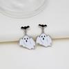 Halloween Day Funny Exaggerated Skull Ghost Cross Earrings Bad Fun Creative Personality Alternative Diablo Earrings