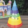 10Pcs Caps Rainbow Birthday Hat Celebration Party Prop Lovely Hats Conical Decorative Cute Headwear Child