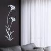 New Acrylic Mirror Wall Stickers Small Flowers 3D Wall Decoration Reflective Wallpaper Home Decoration High-end Accessories