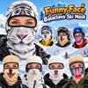 Breathable Eye Hole Balaclava Face Mask 3D Printed Animal Pattern Ski Mask Hood  For Men Woman
