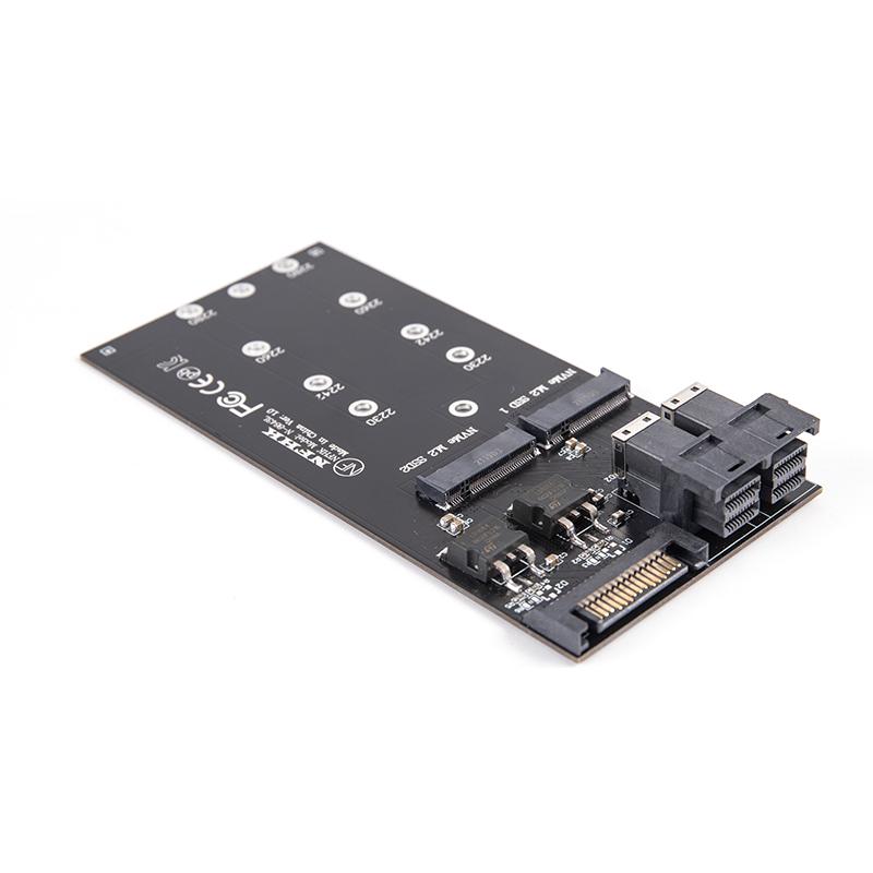 Двойной Sff-8643 U.2 к Nvme M.2 NGFF Ssd адаптер Ssd карта адаптер для материнской платы