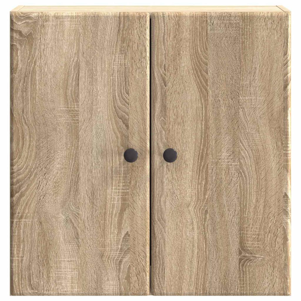 Wall Mounted Cabinet in Sonoma Oak 59 x 31 x 60 cm Engineered Wood