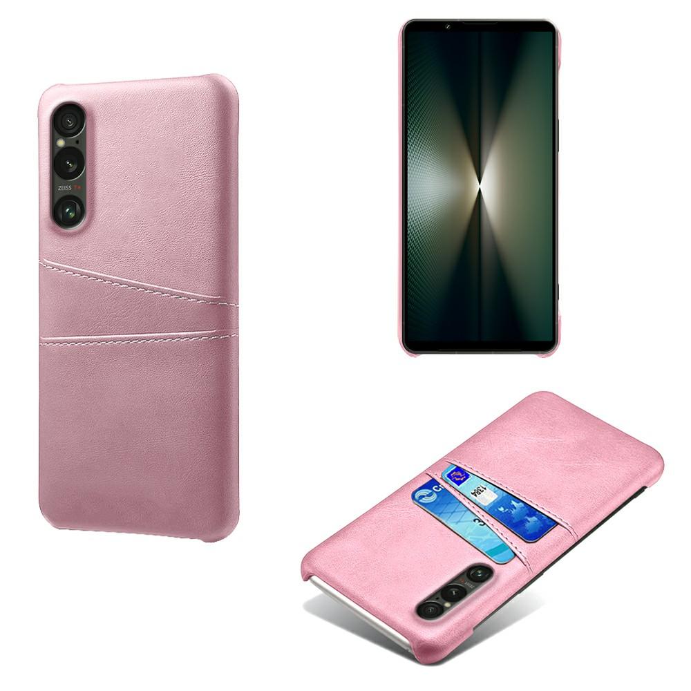 Чехол для Sony Xperia 1 VII с двойными слотами для карт, из ПУ кожи + жесткий ПК, чехол для телефона