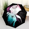 1pc Spider-Gwen Automatic Folding Umbrella - Compact 8-Rib Design, Durable Plastic & Iron,  F104008