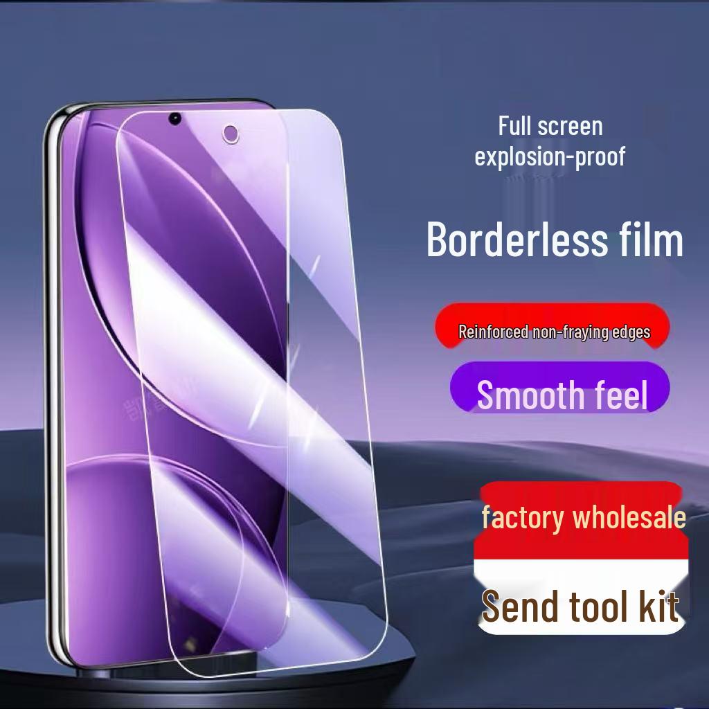 Закаленное стекло на весь экран Redmi K80/K80 Pro с защитой от синего света, без белых краев