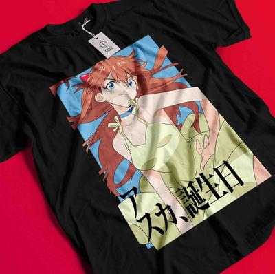 Футболка Neon Genesis Evangelion Футболка Ева Футболка Аски Футболка Аянами Мари Мисато BB888