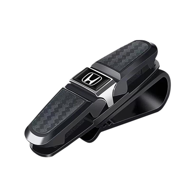 Car Sunglasses Frame Carbon Fiber Bills Glasses Clip For Honda Civic Fit Accord City Vezel CR-V S660 Odyssey HR-V Insight JS1