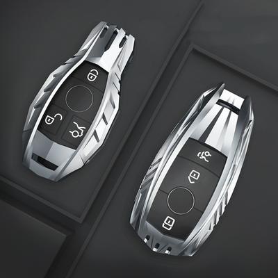 Чехол-держатель для автомобильного ключа из сплава для Mercedes Benz ABCES Class W204 W205 W206 W212 W213 W176 GLC CLA W177 W222 W223 W463 AMG