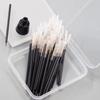 50/100Pcs Super Fine Disposable Eyeliner Brush Micro Lip Liner Contour Brush Cosmetic   Beauty
