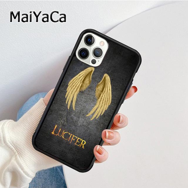 MaiYaCa Чехол-накладка с Люцифером Морнингстаром Для iPhone 17 Air 16 16e 15 plus 11 12 13 14 pro max корпус coque