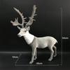 Игрушки-модели оленей Раннее развитие для вечеринки, дома, зимнего рабочего стола, подарки на день рождения