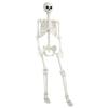 Halloween Skeleton Decoration 35" Full Body Skeleton Bone Statue Posable Joints Skull Ornament for Yard Lawn Garden Patio Scene Display