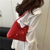 2025 New Strap Butterfly Women's Bag Summer Mercerized Material Tote Bag Women's Red Handbag Shoulder Messenger Bag