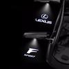 2Pcs Car Door Welcome Lamp HD LED Emblem Projector Lights For Lexus F-SPORT ES RX NX LS UX LM LX GX LC RZ IS CT GS RC HS SC TX