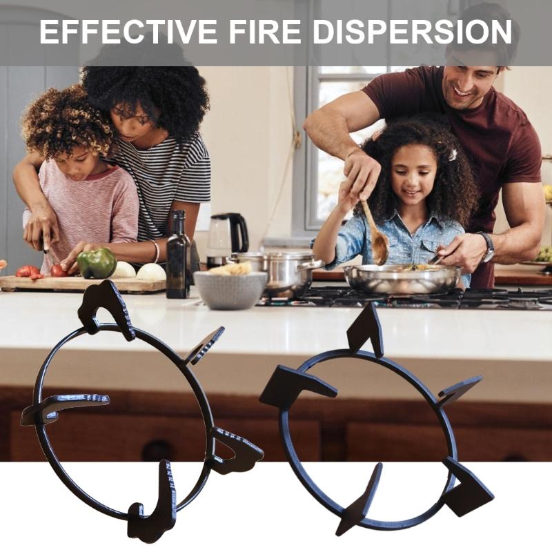 Wok Rings Wok Support Rings Gas Stove Cast Iron Gas Stove Top Burners Rings Wok Pans Stand Holder Gas Range Replacement Part