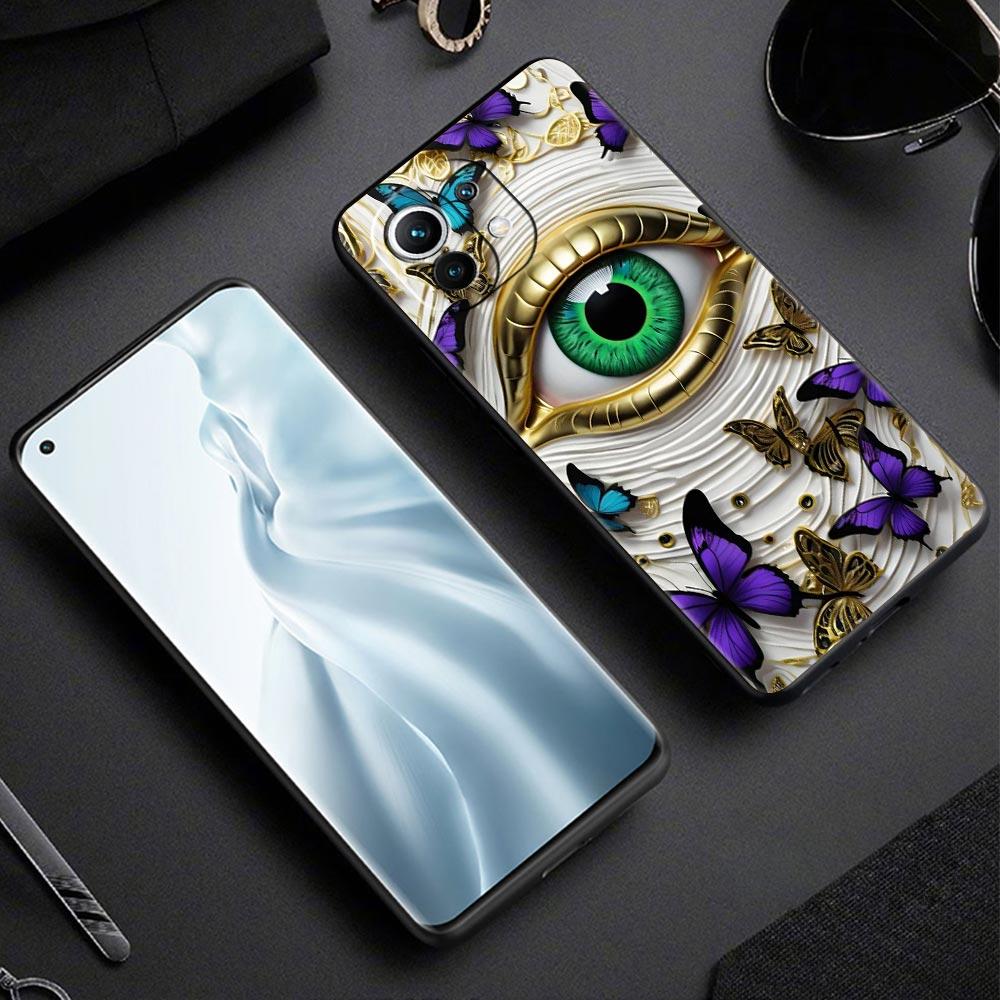 Модные ресницы Глаза Чехол для телефона для Xiaomi Mi 17 Pro Max 15 14 13 12 11 Ultra 15T 14T 13T 12T 11T Pro Lite Мягкий ТПУ Сумки