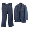 Wool Suit Setup 92A5 Blue Tailored Jacket and Pants Men's Used