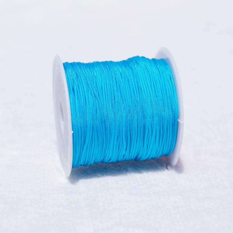 Нейлоновый шнур 0,8 мм * 20 м, нить для браслетов, сделай сам, 1 рулон, для ожерелья, ювелирных аксессуаров