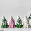 Christmas Tree Shape Plaster Resin Mold Silicone Crafts Making Molds Candle Mold  Desktop Ornament