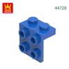 Нетоксичный 128 шт./лот 44728 Блок-кронштейн Moc 2+4 Прямоугольные детали Двусторонний Совместимый с кубиками DIY Детские игрушки Подарочная коробка