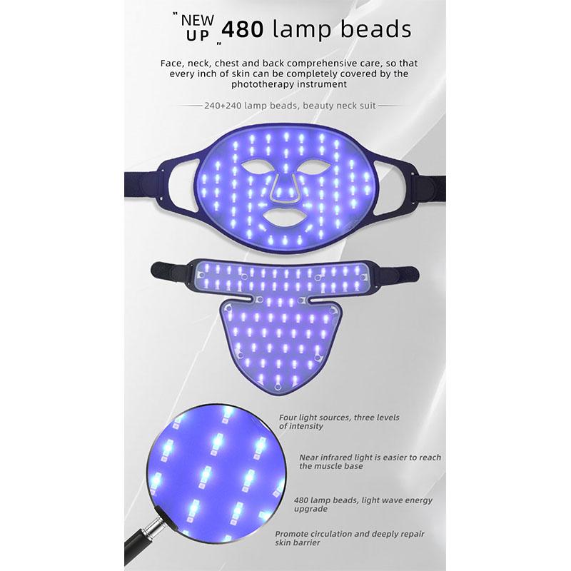 Уход за кожей 4 цвета светодиодная маска для лица против морщин омоложение кожи фотонная терапия косметические устройства отбеливание