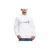 Calvin Klein Повседневная минималистская толстовка с принтом в виде букв, модная флисовая толстовка с капюшоном, мужская толстовка с капюшоном, белая 40KC404-YAA