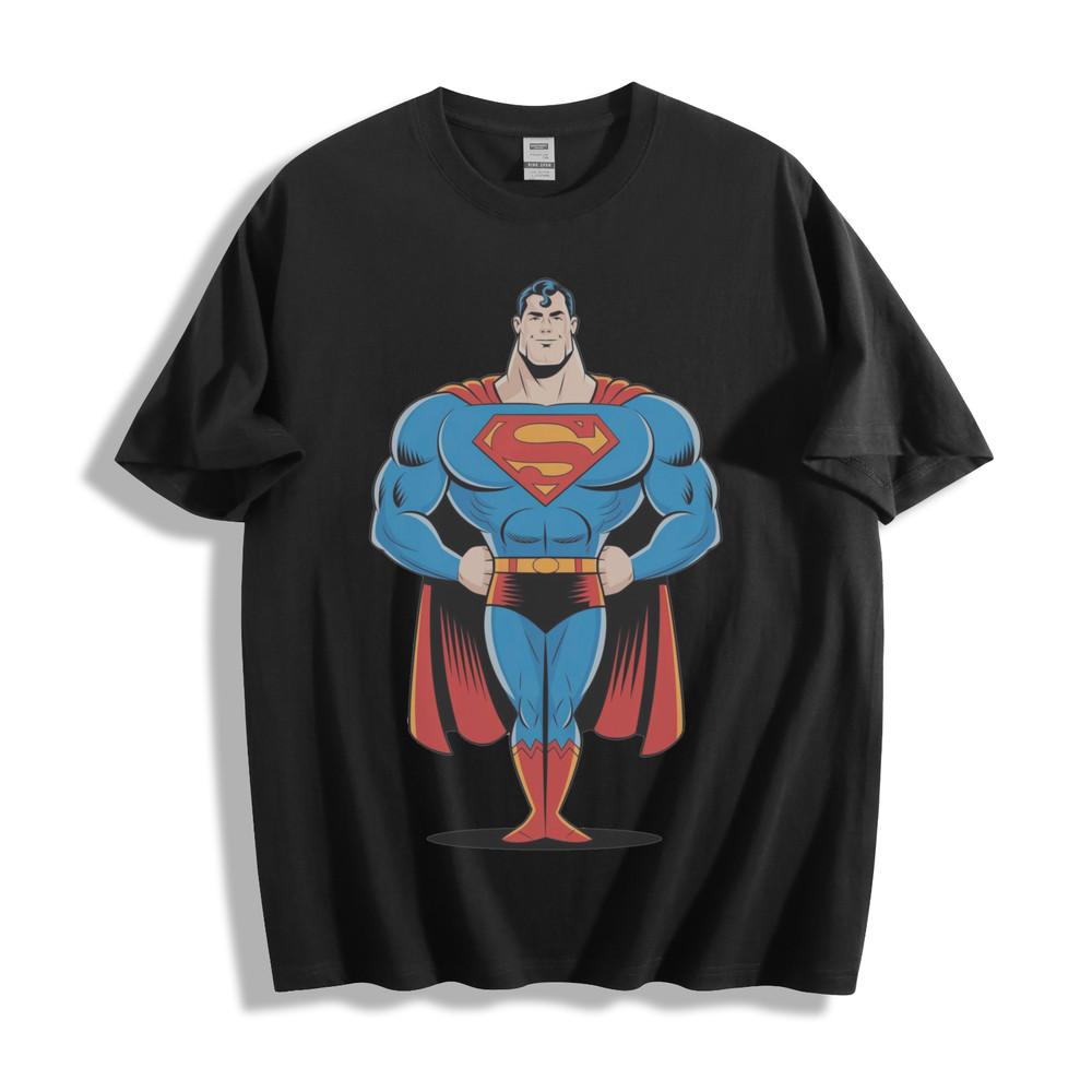 Superhero Superman Strength T-ShirtMuscular Hero Design Unisex Tee Unisex T-Shirt