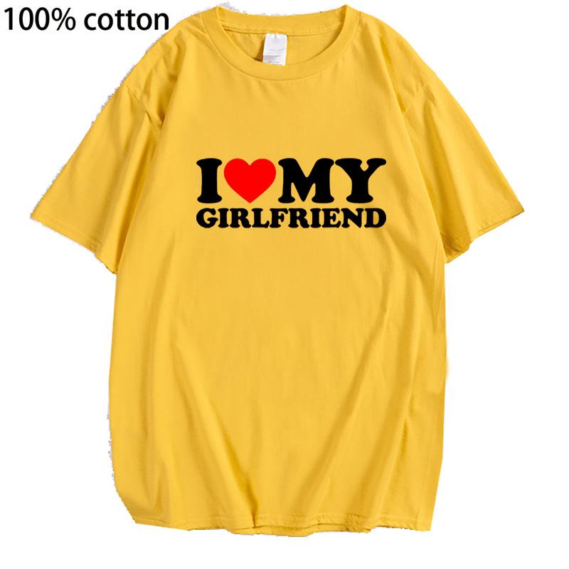 Футболка из хлопка с надписью «Я люблю свою девушку, я люблю своего парня», футболка для мужчин, так что, пожалуйста, держитесь от меня подальше, забавная надпись «BF GF», цитата, подарочные футболки