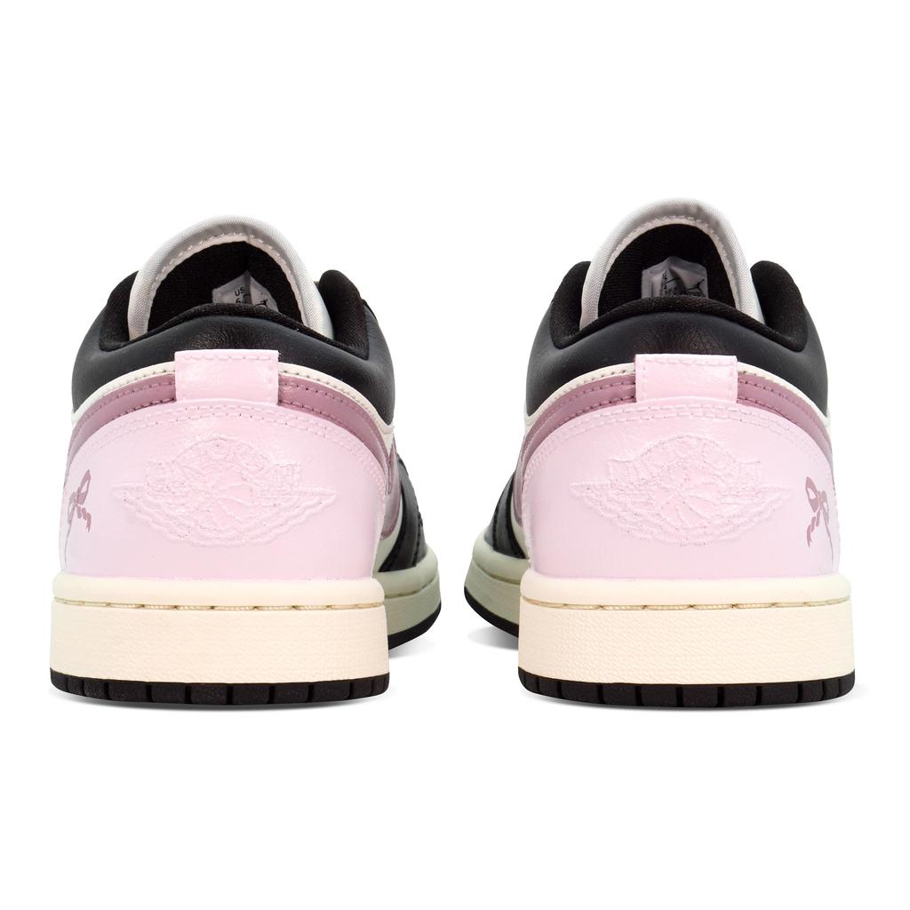 Jordan Air Jordan 1 DEER Love Journal Abrasion Resistant Low top Vintage Basketball Shoes Women's Black Pink DC0774-200(Team84-S-BOX)