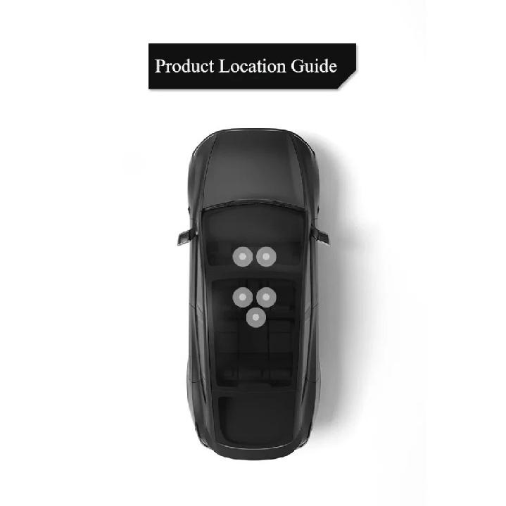 For Tesla Model Y Launch/Juniper 2025 Center Control Side Defense Kick Mat TPE Rear Air Outlet Protection Pad Car Accessories