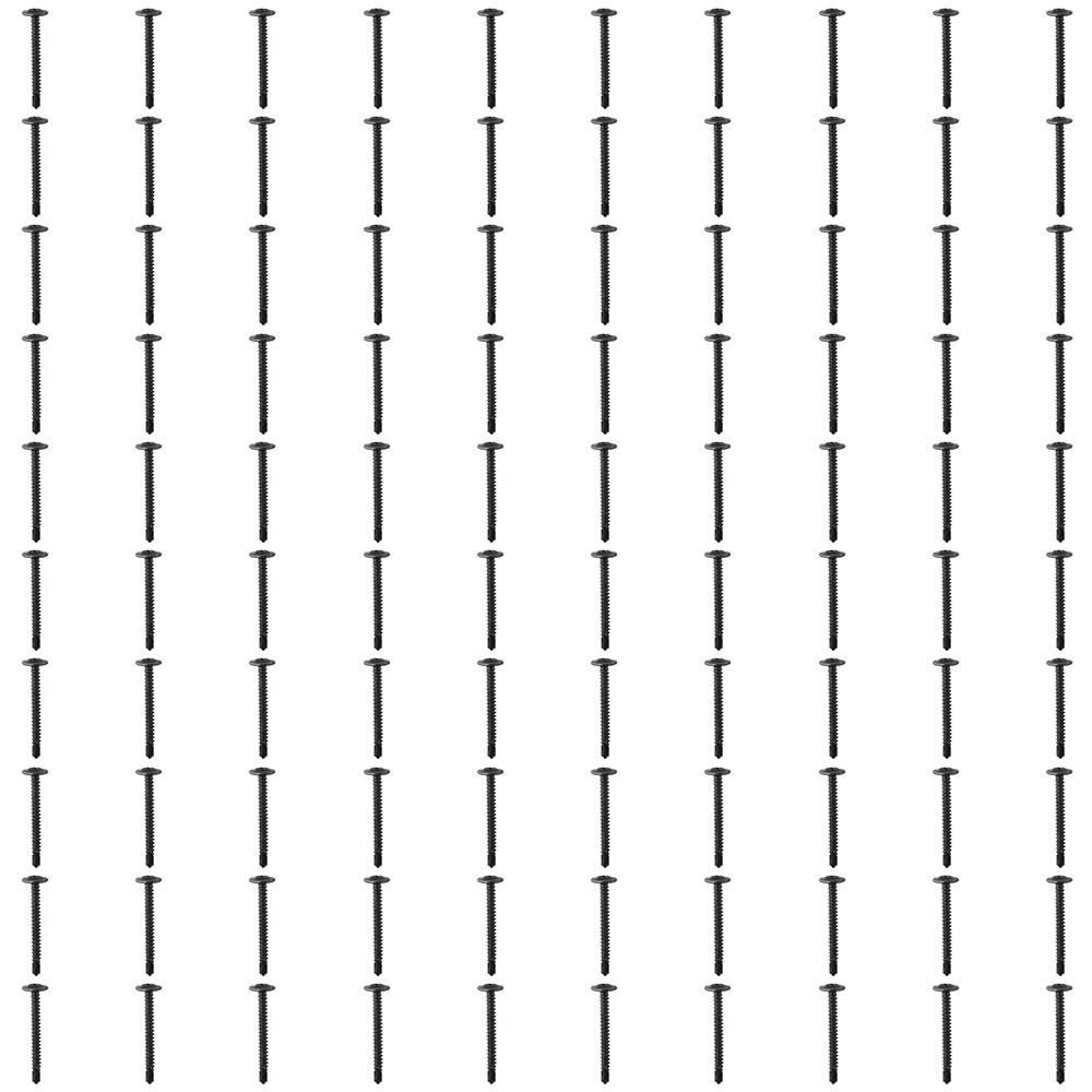 100 шт. Саморезы из углеродистой стали с круглой головкой Саморезы с быстрой головкой Phillips