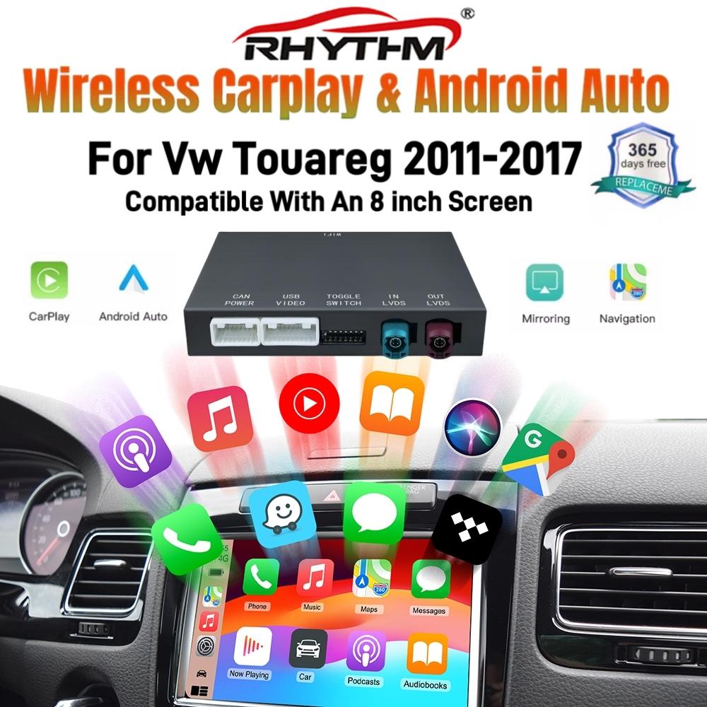 Wireless Carplay Android Auto for Volkswagen Touareg With 8-inch Screen RNS850 2011-2017 Mirroring Car Play AirPlay Multimedia