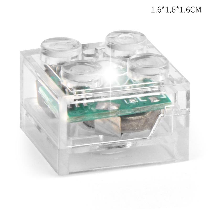 Creative LED Remote Control Interlocking Building Blocks for Light Decoration