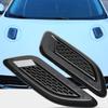 2Pcs Universal Car Air Intake Inlet Bonnet Hoods Scoop Vents Sticker Decorative Cover Tuning Auto For Mustang