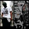 South Bronx T-shirt The Bronx NYC New York City Fire Graffiti Large White Tee