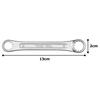 TONE Short Box Wrench Width Across Flats 12 X 14 Mm (Straight) HPM03-1214