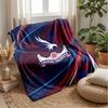 Crystal Palace Football Print Flannel Blanket, Soft Warm Lightweight Throw Blanket for Sofa Bed Camping